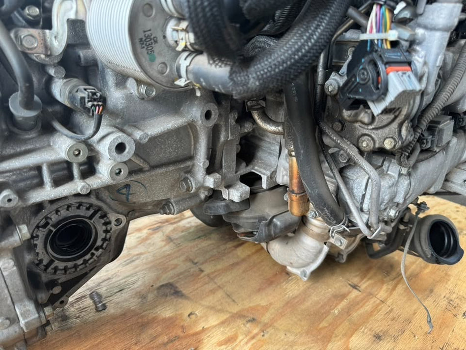 JDM SUBARU SJG FORESTER FA20 DIT TURBO ENGINE MOTOR TRANSMISSION 77138KM WRX