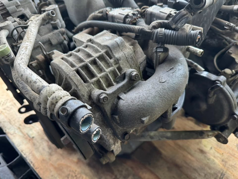 JDM SUBARU SAMBAR TV2 TT2 TW2 EN07 ENGINE MOTOR SUPERCHARGER 4WD MANUAL TRANSMISSION 163983KM