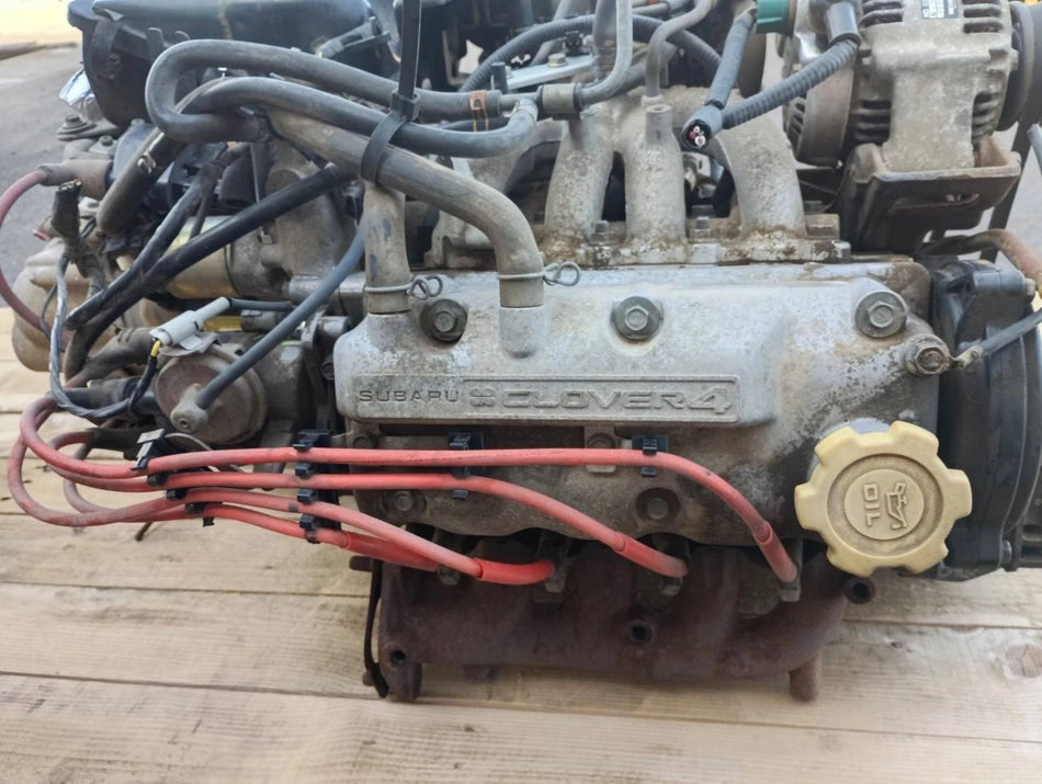 JDM SUBARU KS4 SAMBAR TRUCK EN07 ENGINE 4WD MANUAL TRANSMISSION 55,000KM