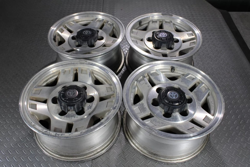 TOYOTA KZN130 N130 HILUX SURF OEM 15INCH ALLOY WHEELS 15X7JJ-8 6HOLES PCD 139.7