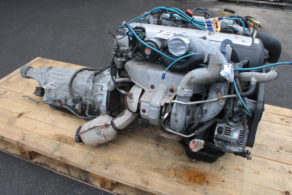 JDM TOYOTA CROWN JZS171 1JZ-GTE ENGINE TRANSMISSION 117000km