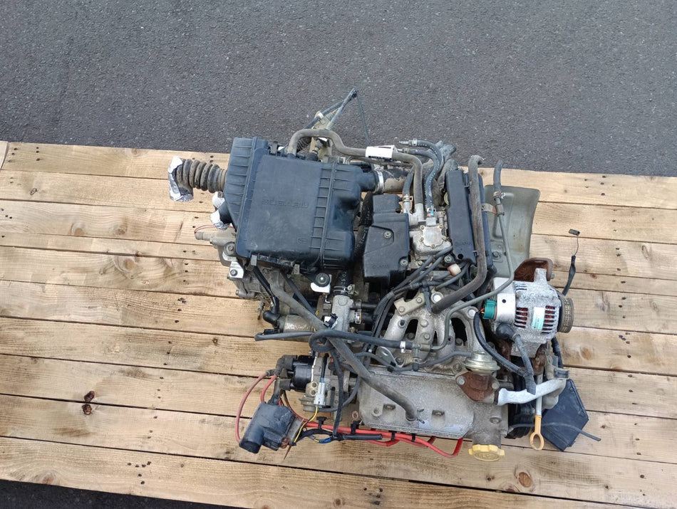 JDM SUBARU SAMBAR TRUCK KS3 EN07 USED ENGINE TRANSMISSION 60,000KM