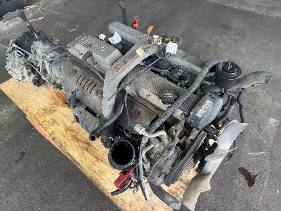 JDM TOYOTA S-HDJ81 LANDCRUISER 1HD-T USED ENGINE 350,000KM