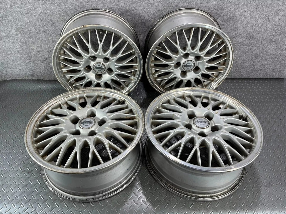 NISSAN OEM BBS 16INCH 5HOLE ALLOY WHEEL 16X7JJ 40 PCD114.3 Y33 CEDRIC GLORIA